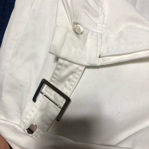 RQT White Wide-Leg capris, size 19- 98% cotton 2% spandex- nice made pants - Picture 5 of 10